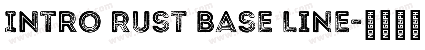 Intro Rust Base Line字体转换